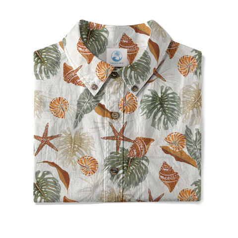 Ocean Animal Aloha Hawaiian Shirt, Summer Vibes Button Up Hawaii Shirt - The Palmix