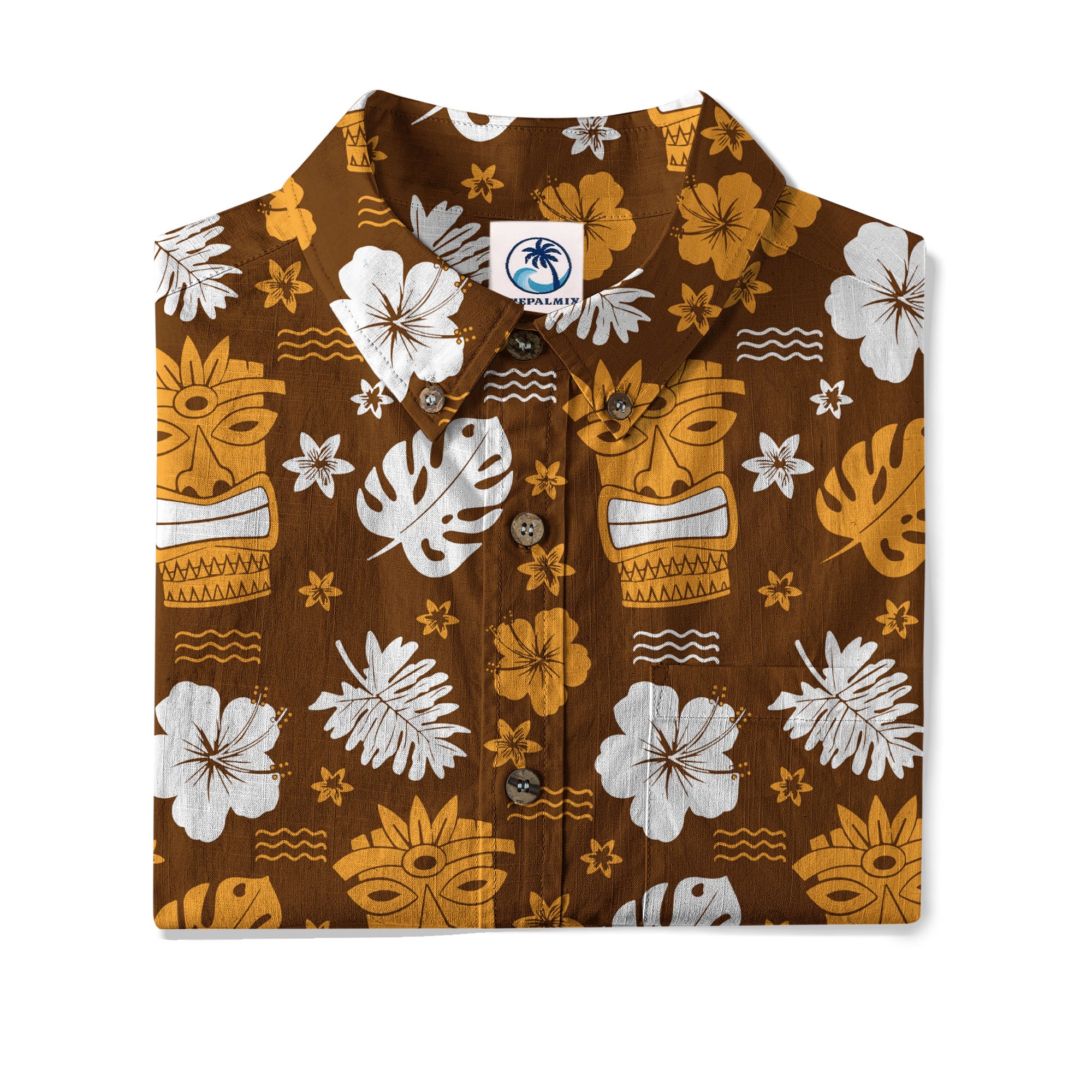 Hawaiian Tiki Pattern Hawaii Shirt