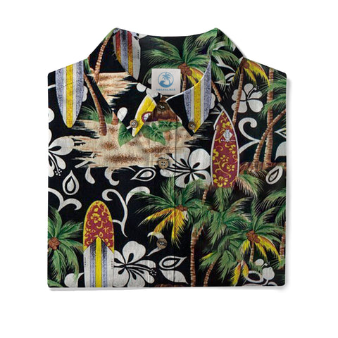 Aloha Hibiscus Flowers Hawaii Shirt, Surfing Hawaiian Shirt - The Palmix