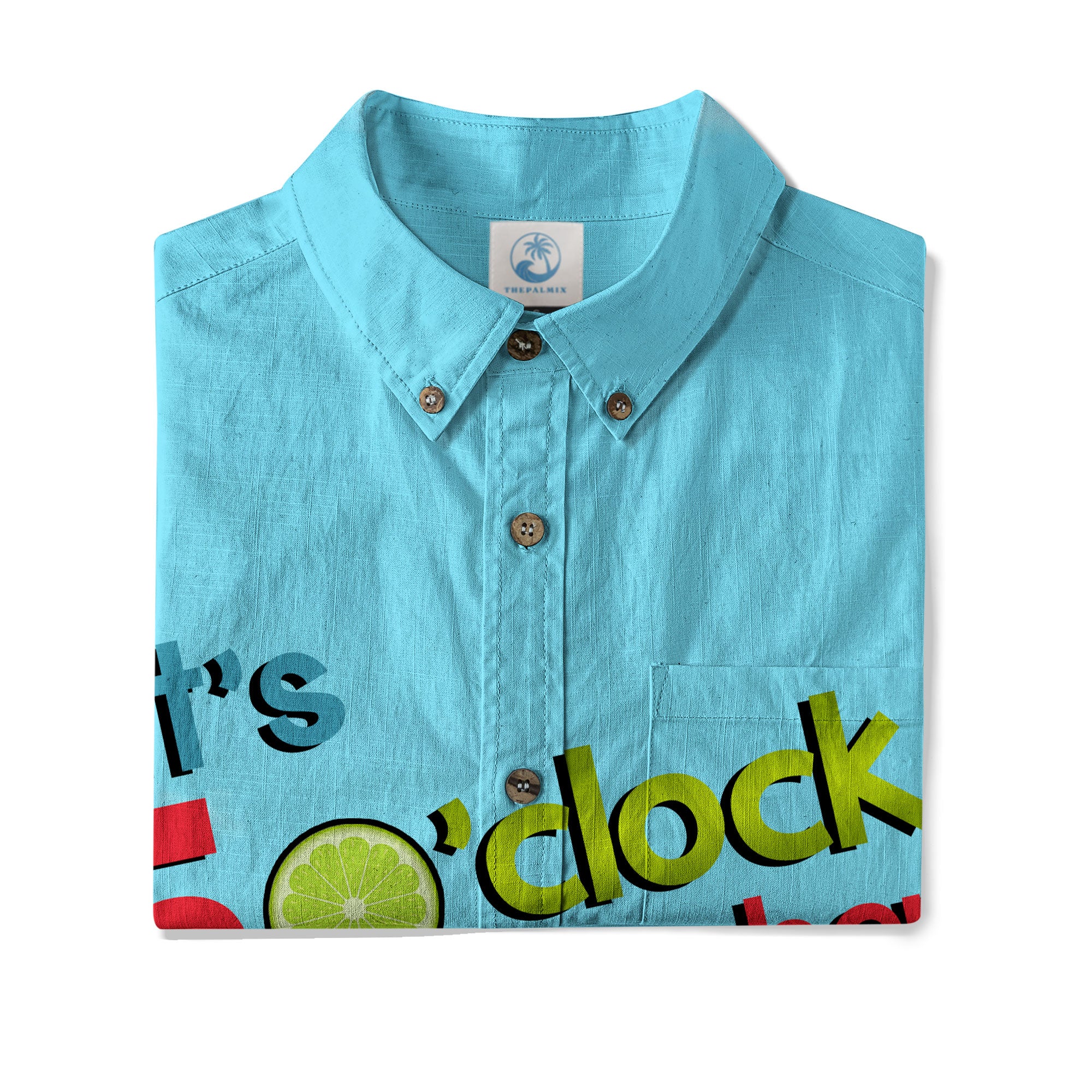 It's 5 O'clock Somewhere Hibiscus Flowers Hawaii Shirt, Parrot Hawaiian Shirt - The Palmix