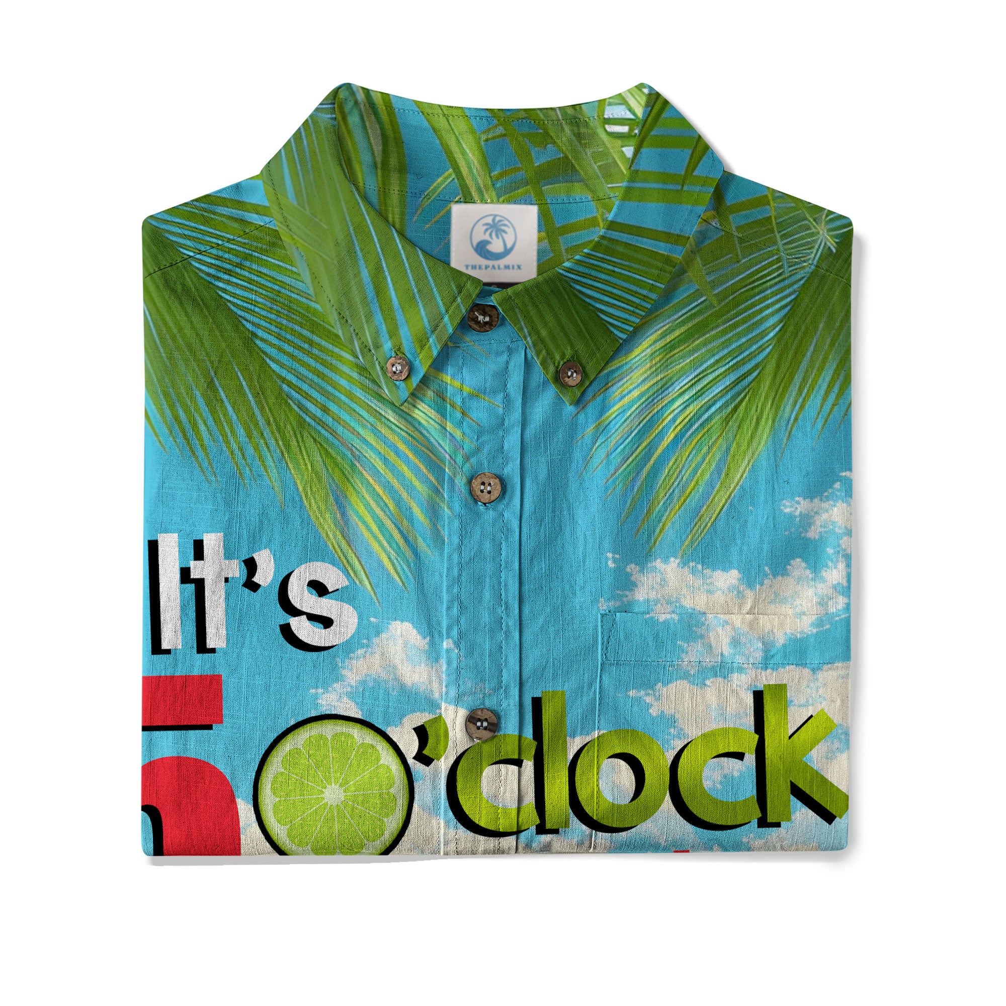 Parrots Drinking Margarita Hawaiian Shirt, It's 5 O'clock Somewhere Hawaii Shirt - The Palmix