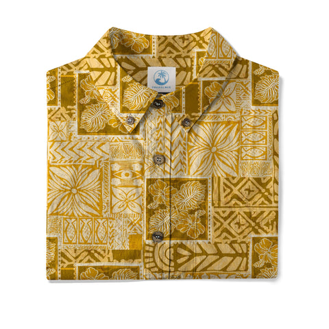 Aloha Hawaii Shirt, Polynesian Aloha Hawaiian Shirt