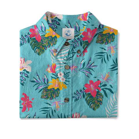 Hibiscus Flowers Hawaiian Shirt 7