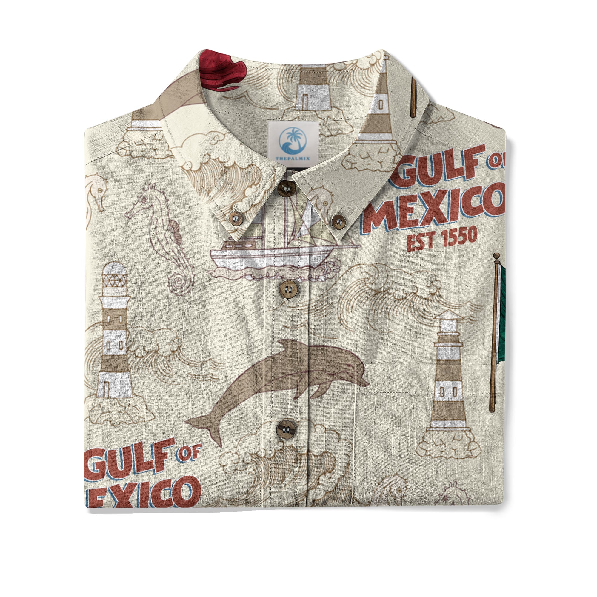 Gulf of Mexico Hawaiian Shirt For Men Women, Gulf Coast Shirt