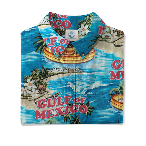 Gulf Of Mexico Hawaiian Shirt For Men Women, Mexico Gulf Coast Button Down Shirt