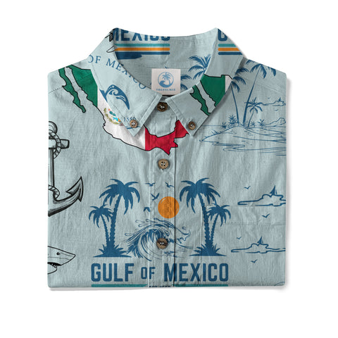 The Gulf Of Merico Est 2050 Hawaiian Shirt, Ocean Animals Hawaii Shirt