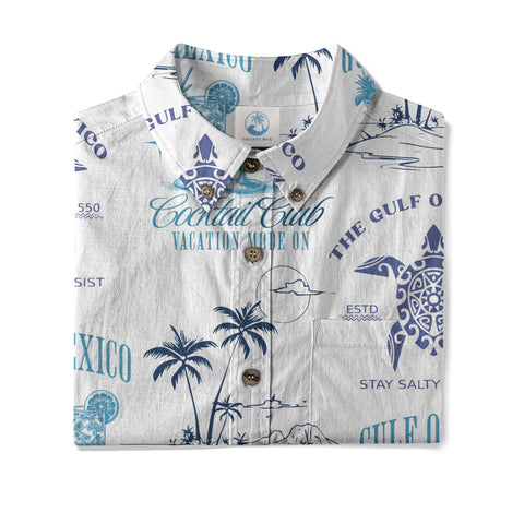 Gulf of Mexico Social Club Hawaii Shirt, Turtle Gulf of Mexico Stay Salty Resistance Hawaii Shirt