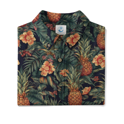 Hawaii Flowers Seamless Patterns Hawaiian Shirt For Men, Aloha Floral Pattern Hawaii Shirt
