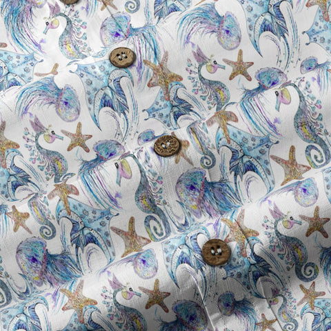 Ocean Animal Aloha Hawaiian Shirt, Sea Life Hawaii Shirt - The Palmix