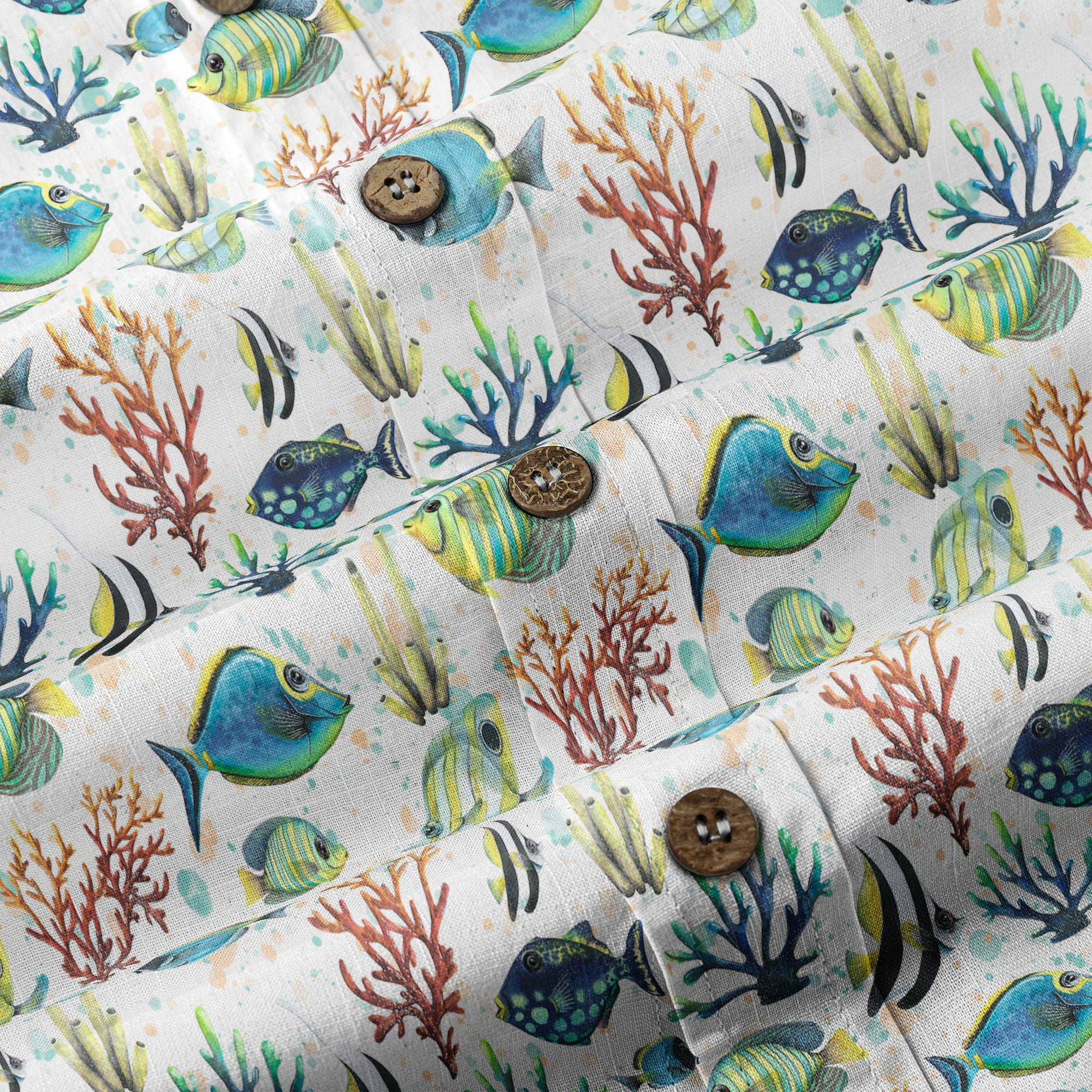 Ocean Animal Aloha Hawaiian Shirt, Sea Life Button Up Hawaii Shirt - The Palmix