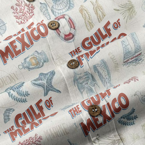 Gulf Of Mexico Hawaiian Shirt For Men Women, Mexico Gulf Coast Button Up Shirt