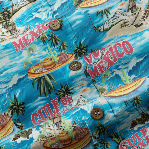 Gulf Of Mexico Hawaiian Shirt For Men Women, Mexico Gulf Coast Button Down Shirt