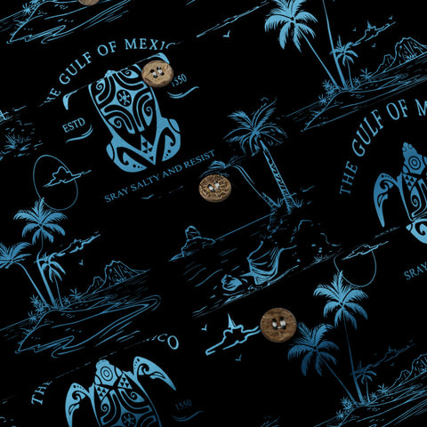 Gulf Of Mexico Est 1550 Hawaiian Shirt, Turtle Gulf Of Mexico Hawaiian Shirt