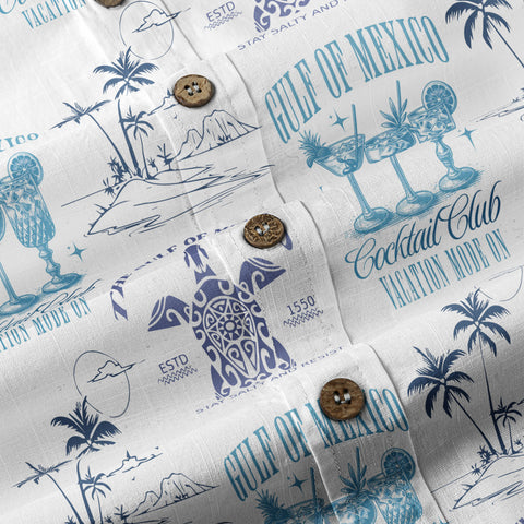 Gulf of Mexico Social Club Hawaii Shirt, Turtle Gulf of Mexico Stay Salty Resistance Hawaii Shirt