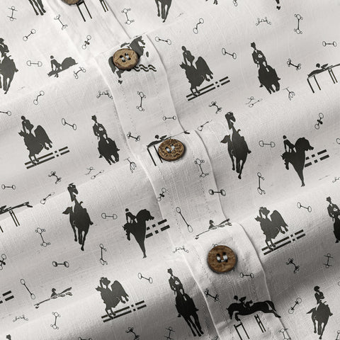 Horseshoes Rose Kentucky Hawaiian Shirt Derby Day