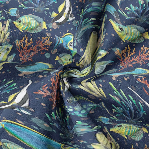 Ocean Animals Aloha Hawaiian Shirt, Sea Life Hawaii Shirt - The Palmix