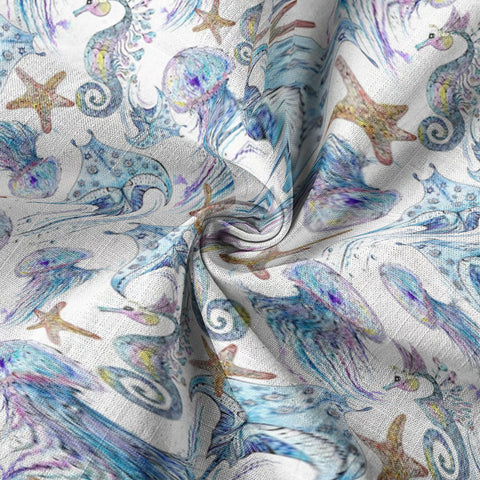 Ocean Animal Aloha Hawaiian Shirt, Sea Life Hawaii Shirt - The Palmix