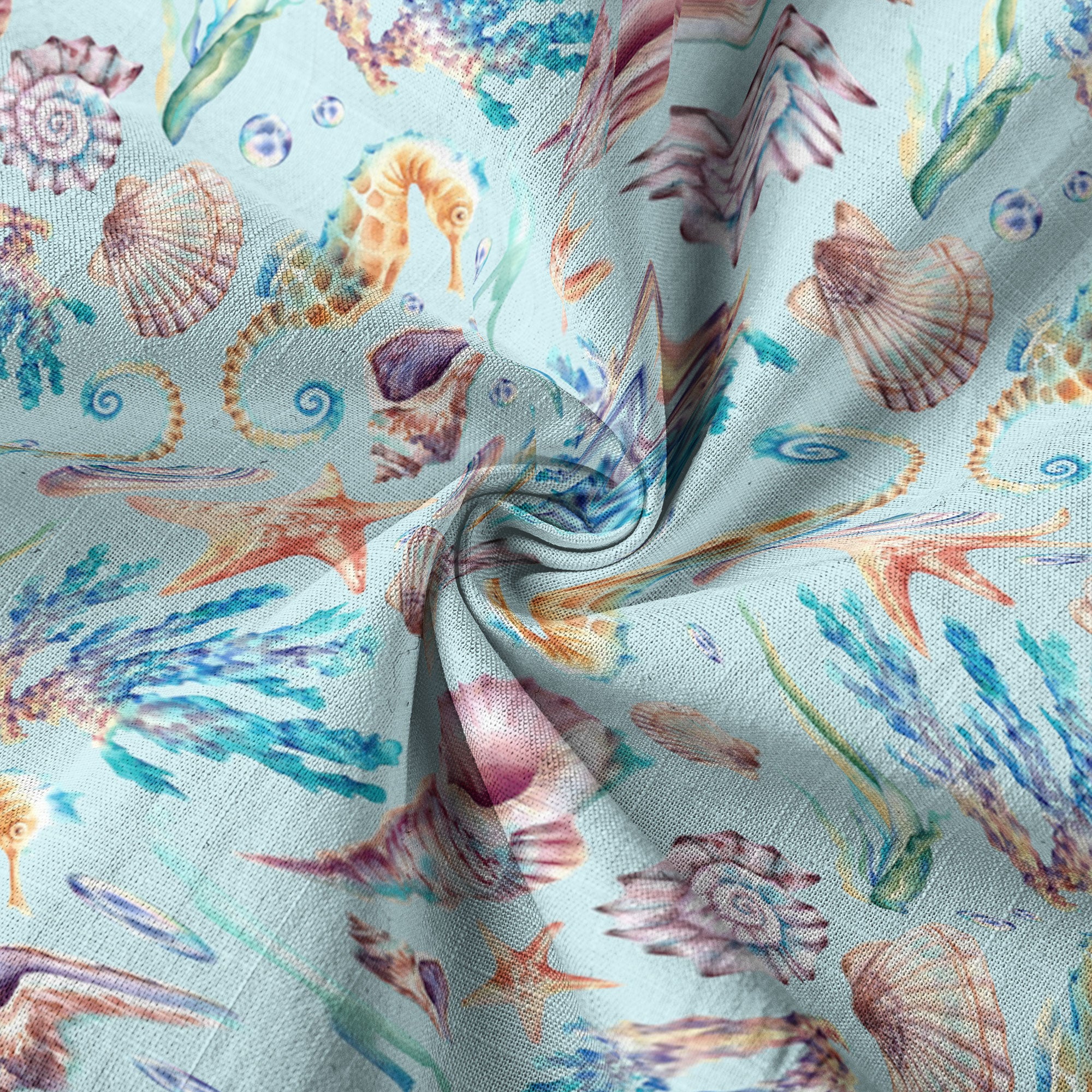 Ocean Animals Aloha Theme Hawaiian Shirt, Summer Vibes Button Down Hawaii Shirt - The Palmix