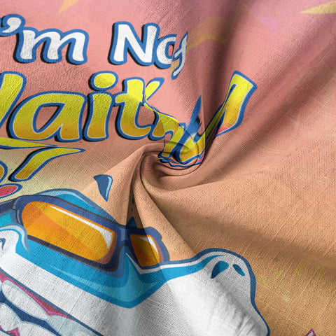 Retro Shark Hibiscus Drink Short Sleeve Shirt, I'm Not Waiting Until 5 Shirt - The Palmix