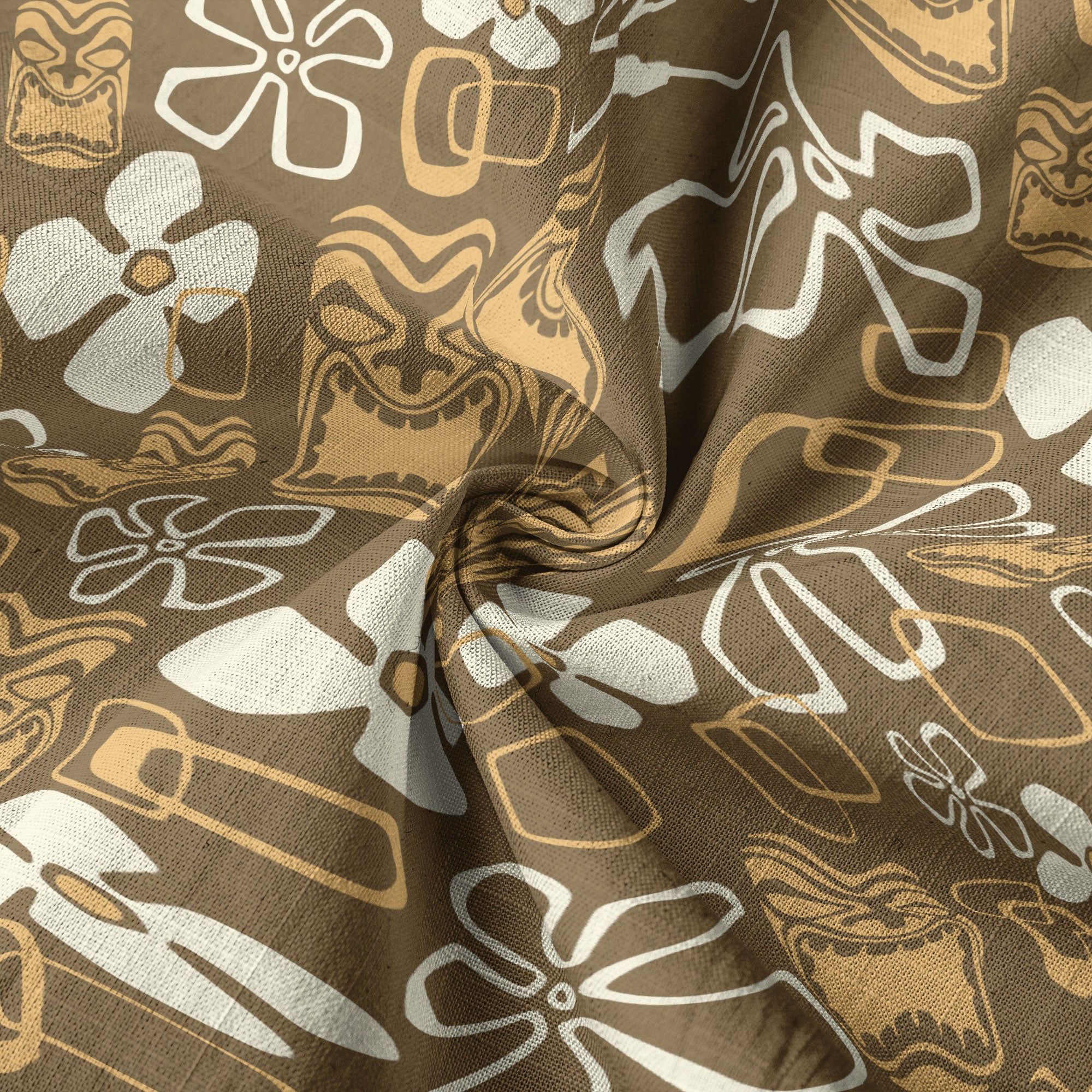 Tribal Tiki Hula Hawaiian Shirt