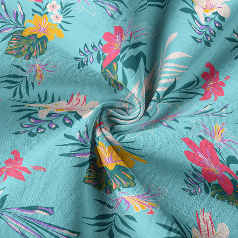 Aloha Hibiscus Flowers Hawaiian Shirt