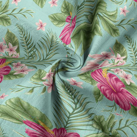 Summer Vibes Aloha Hawaii Shirt, Hibiscus Flowers Hawaiian Shirt