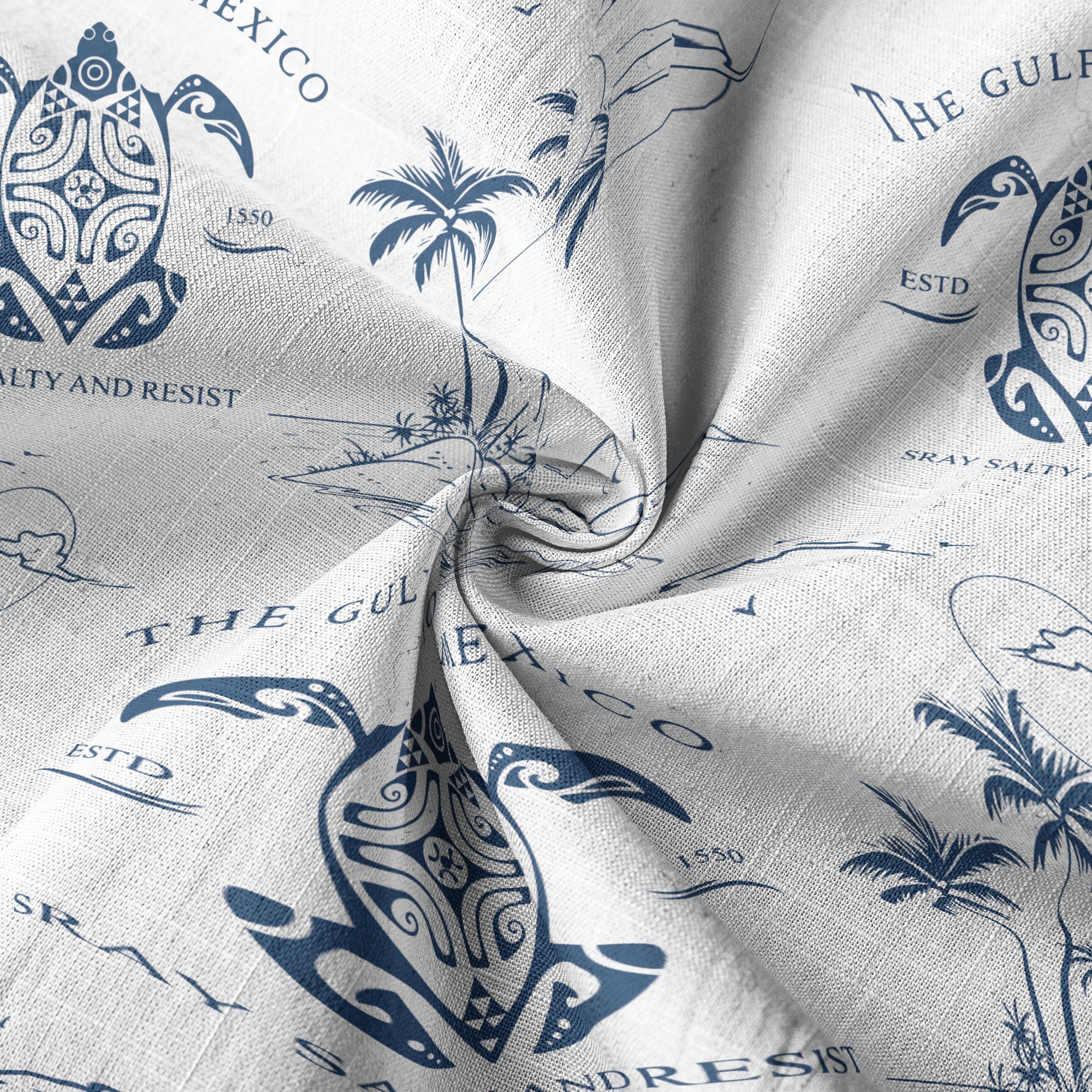 Gulf Of Mexico Hawaiian Shirt, Turtle Ocean Hawaii Shirt