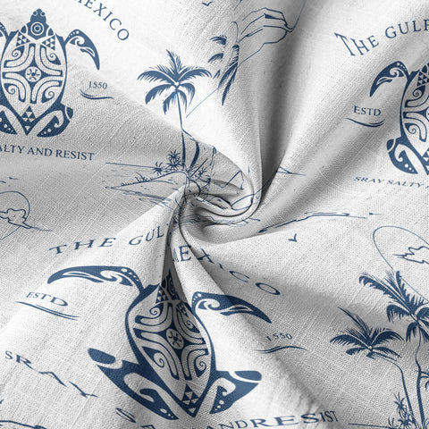 Gulf Of Mexico Hawaiian Shirt, Turtle Ocean Hawaii Shirt