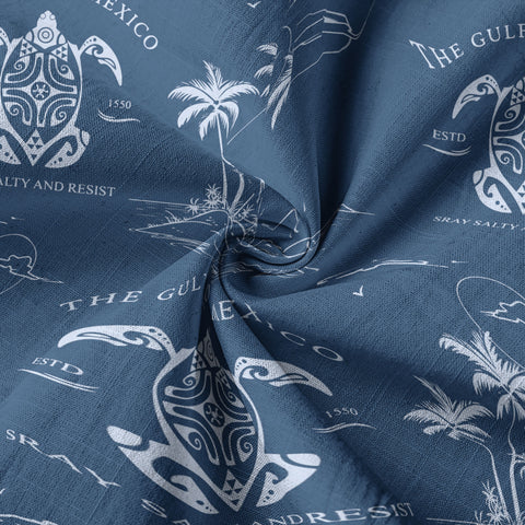 Gulf Of Mexico Hawaiian Shirt, Turtle Ocean Hawaii Shirt