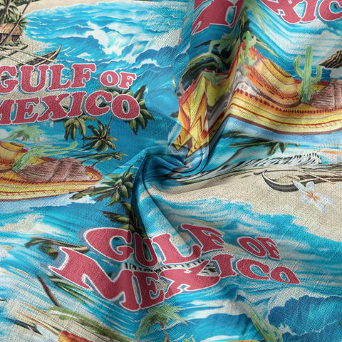 Gulf Of Mexico Hawaiian Shirt For Men Women, Mexico Gulf Coast Button Down Shirt
