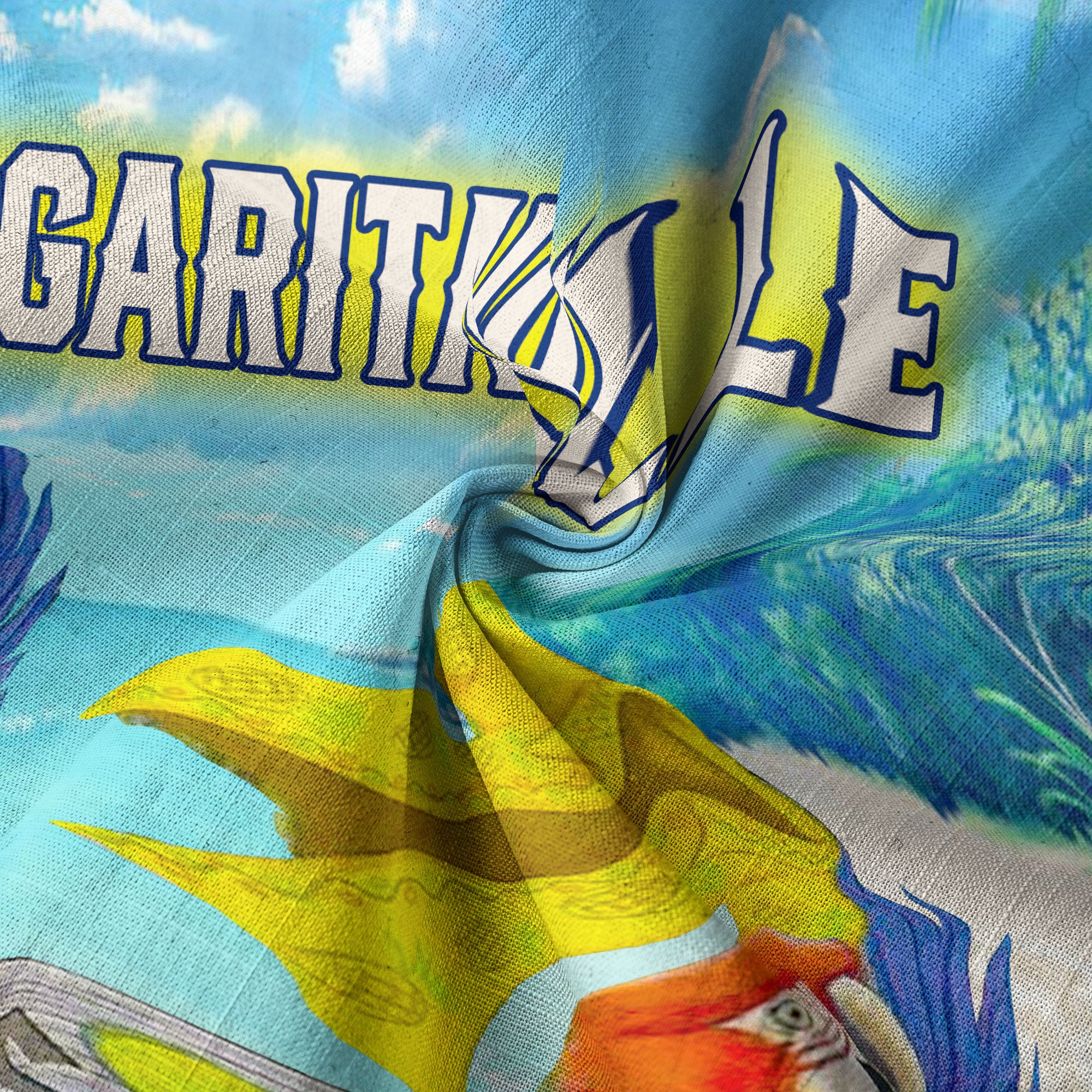 Margaritaville Parrot Hawaii Shirt, No Shirt No Shoes No Problem Hawaii Shirt