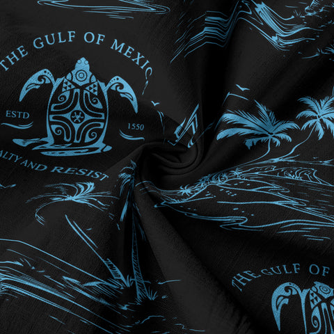 Gulf Of Mexico Est 1550 Hawaiian Shirt, Turtle Gulf Of Mexico Hawaiian Shirt