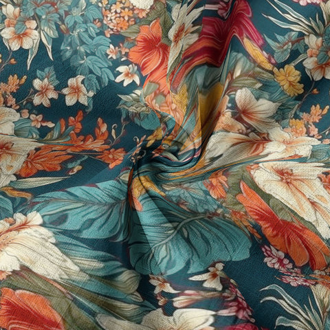 Hawaii Flowers Seamless Patterns Hawaiian Shirt For Men, Aloha Floral Pattern Hawaii Shirt