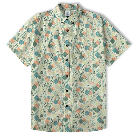 DnD Hawaii Shirt, Dice Print Hawaii Shirt, Dungeon Master Gift, Roleplaying Game Aloha Hawaii Shirt - The Palmix