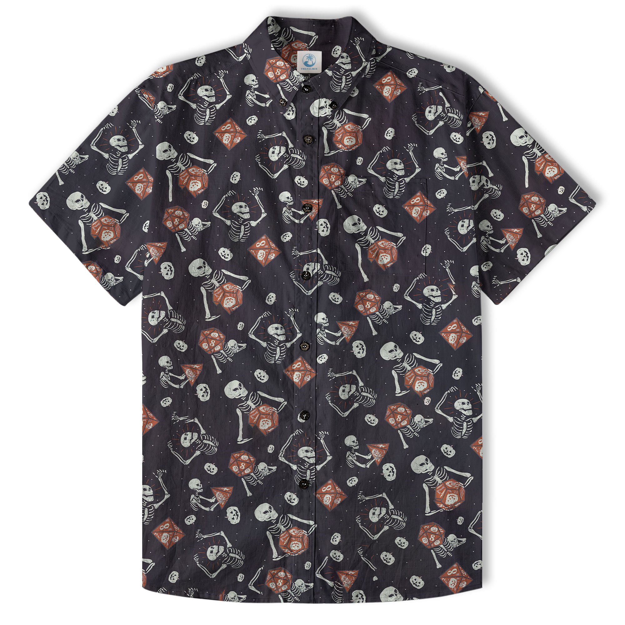 DnD Hawaiian Shirt, Dice Hawaiian Shirt, Dungeon Master Gift, Roleplaying Game Shirt - The Palmix