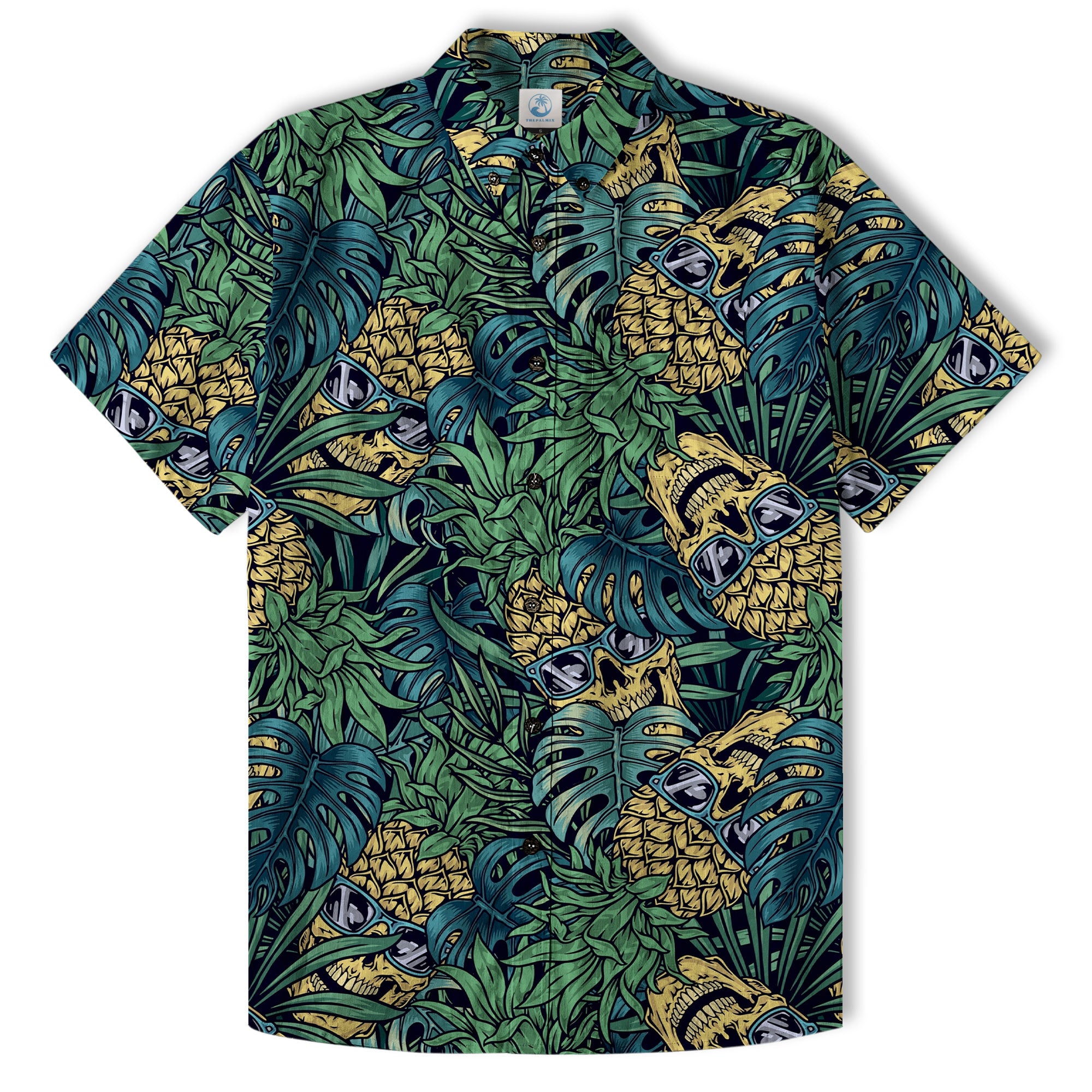Pineapple Hawaiian Shirt, Aloha Pattern Hawaiian Shirt - The Palmix