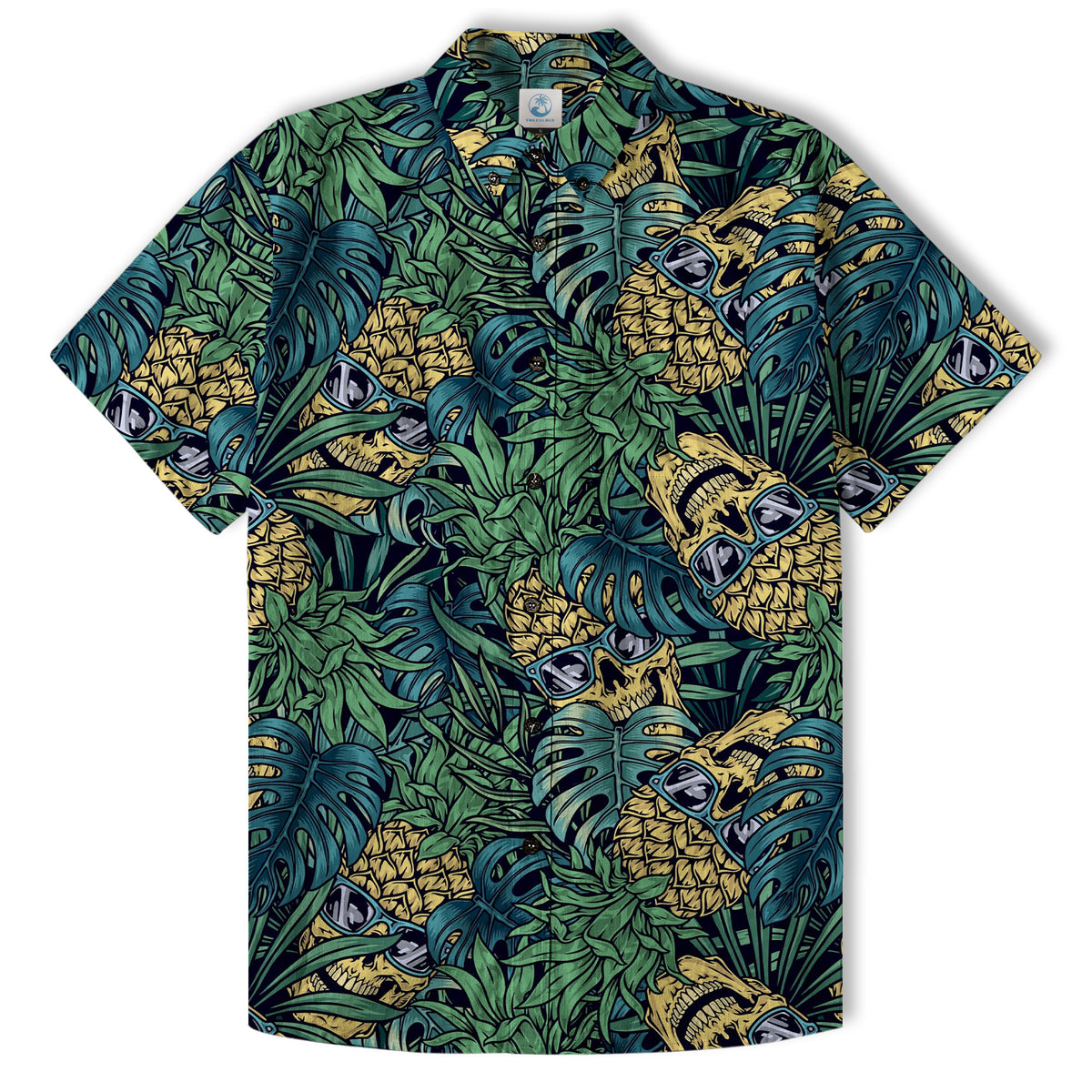Pineapple Hawaiian Shirt, Aloha Pattern Hawaiian Shirt - The Palmix