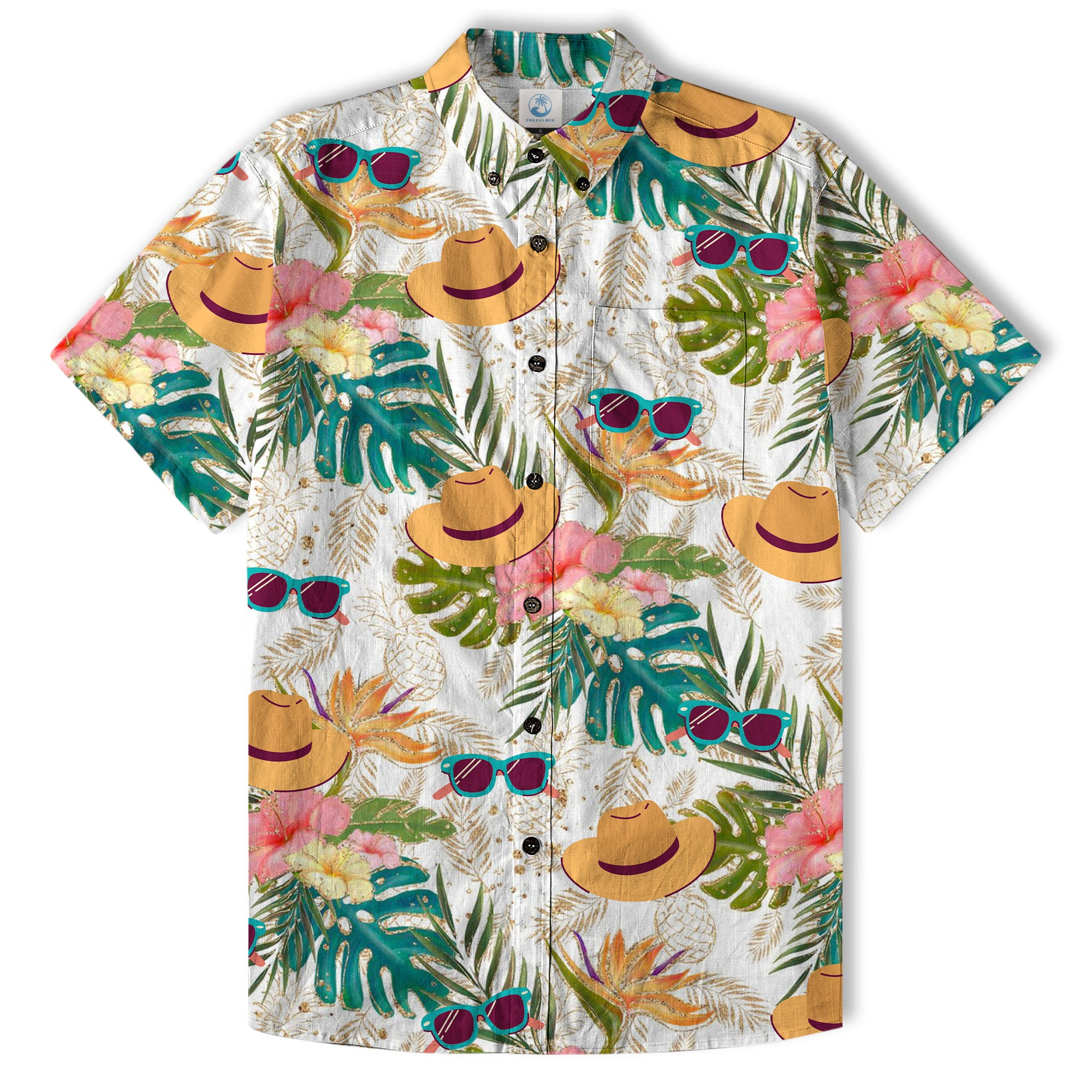 Sunset Summer Hawaiian Shirt, Beach Tropical Hawaiian Shirt - The Palmix