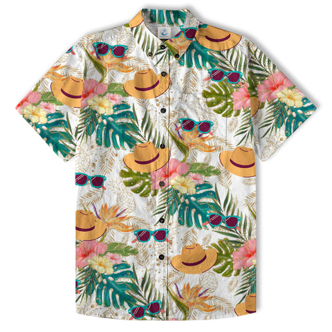 Sunset Summer Hawaiian Shirt, Beach Tropical Hawaiian Shirt - The Palmix