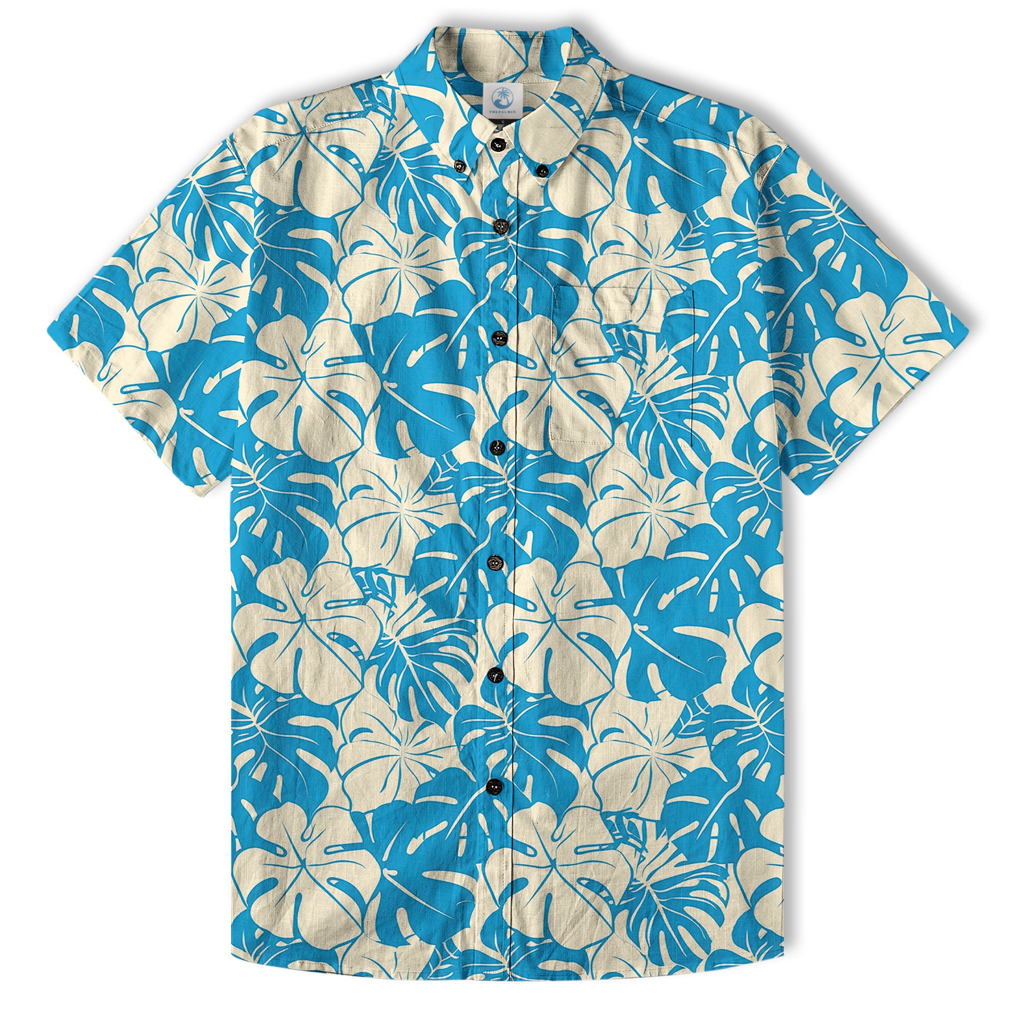 Retro Aloha Flowers Hawaii Shirt, Floral Hawaiian Button Down Shirt - The Palmix