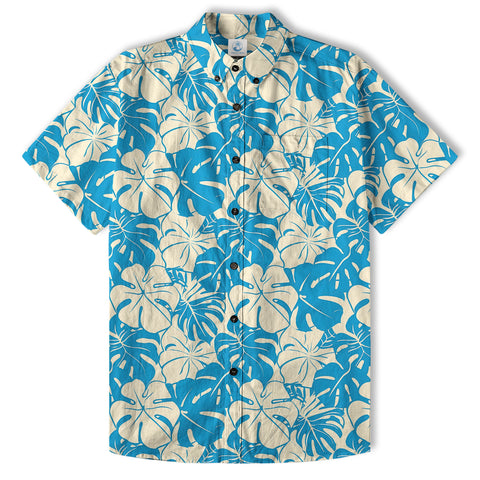 Retro Aloha Flowers Hawaii Shirt, Floral Hawaiian Button Down Shirt - The Palmix