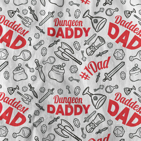 Dungeons Daddy Aloha Hawaii Shirt, DND Game Pattern Shirt Gift for Dad - The Palmix