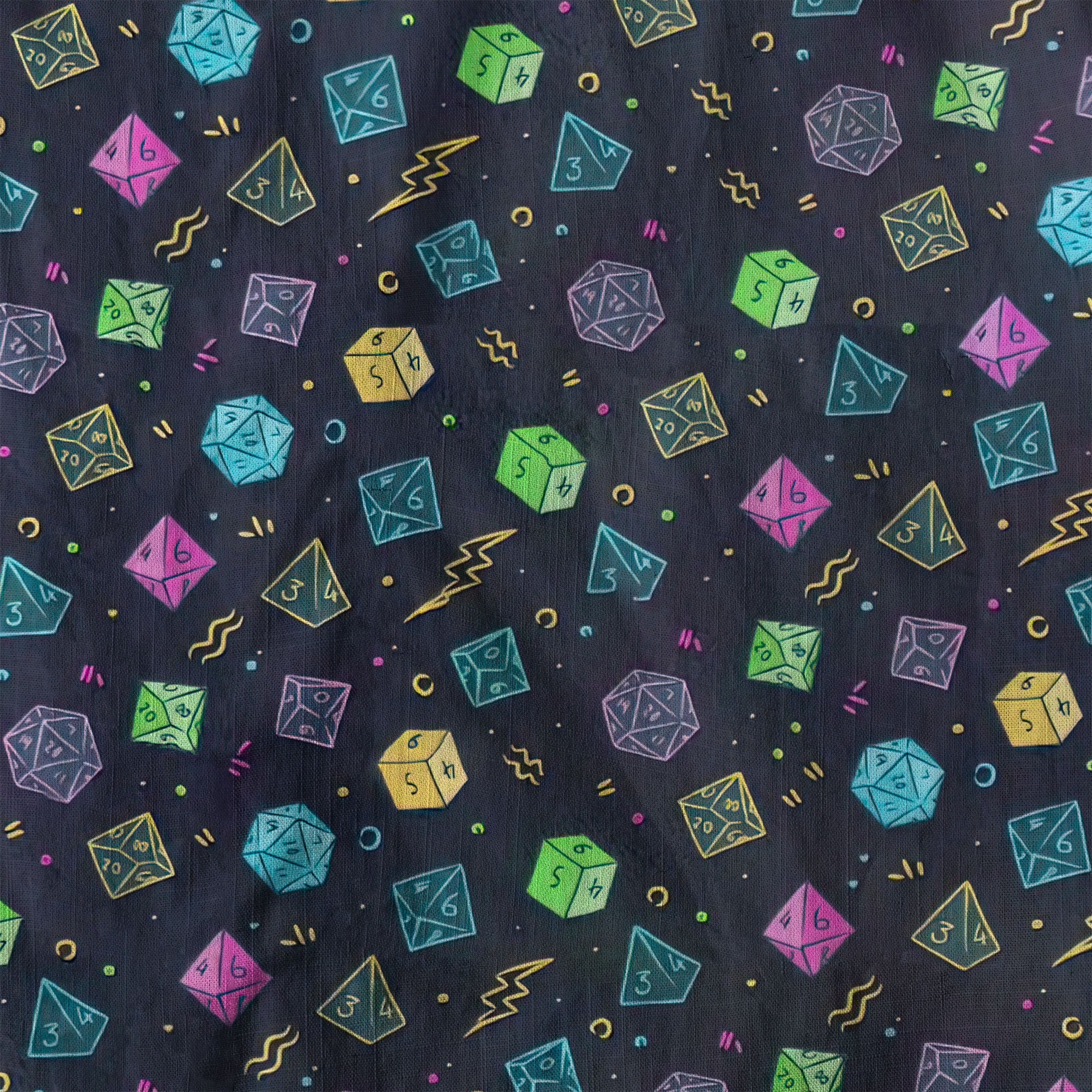 DnD Hawaii Shirt, Dice Print Hawaii Shirt, Dungeon Master Gift, Roleplaying Game Aloha Hawaii Shirt - The Palmix