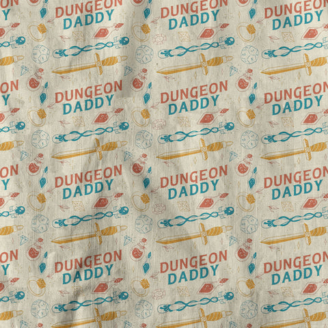 Dungeon Daddy Shirt, DnD Aloha Hawaiian Shirt, DnD Dad Hawaii Button Down Shirt - The Palmix