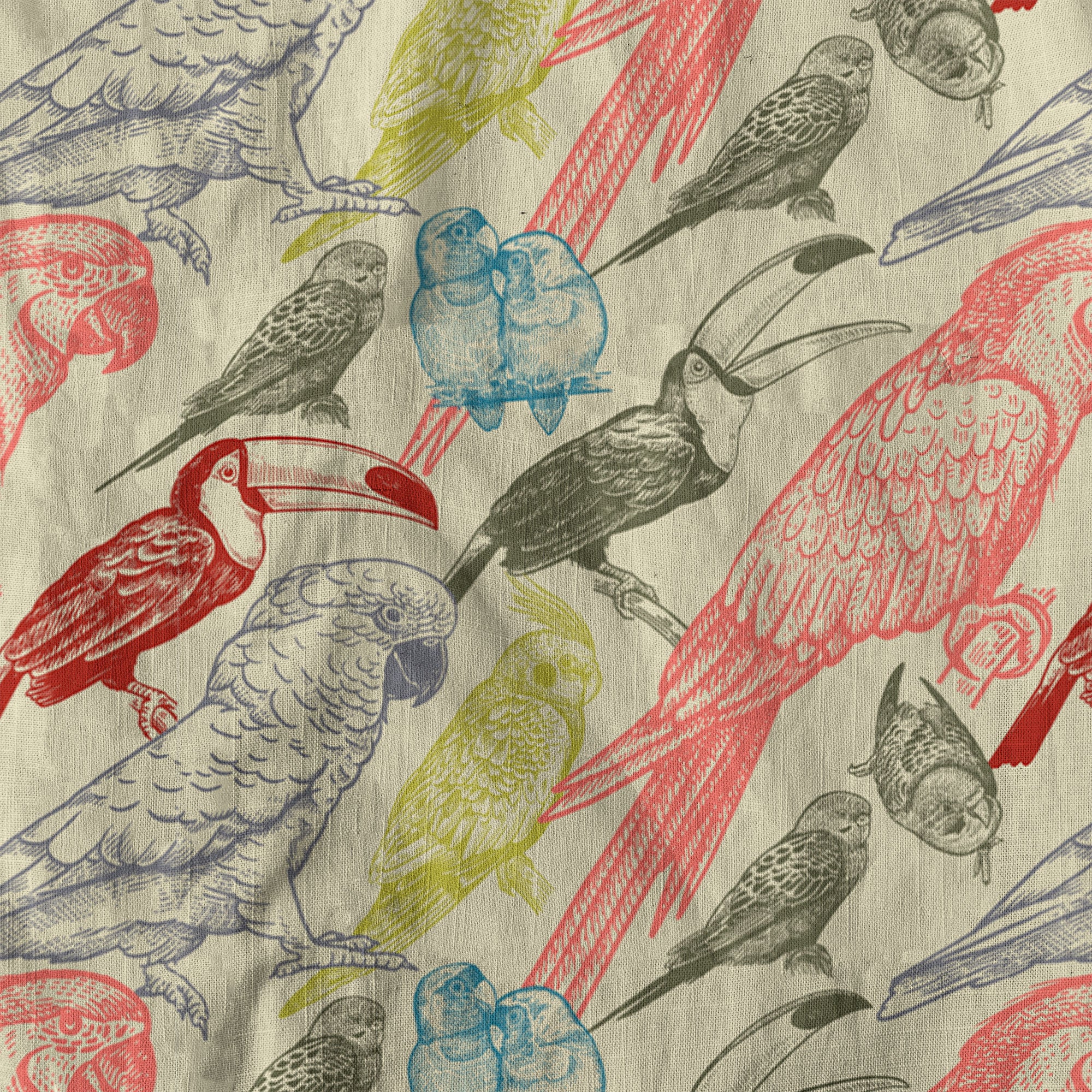Parrot Hawaiian Shirt, Tropical Hawaiian Shirt, Parrot Summer Hawaiian Beach Shirt - The Palmix