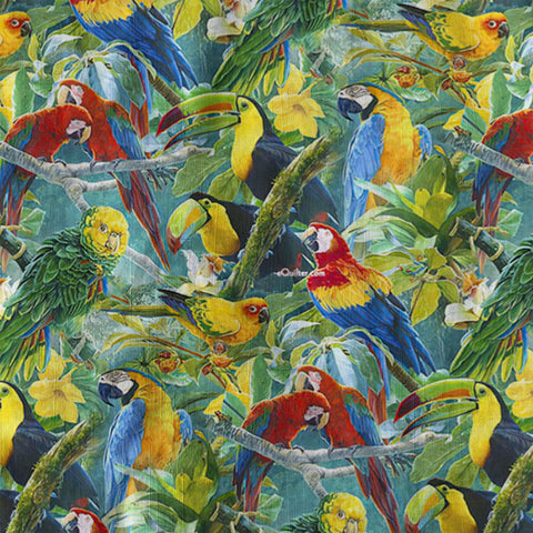 Parrot Funny Colorful Hawaiian Shirt, Aloha Summer Beach Hawaii Shirt - The Palmix