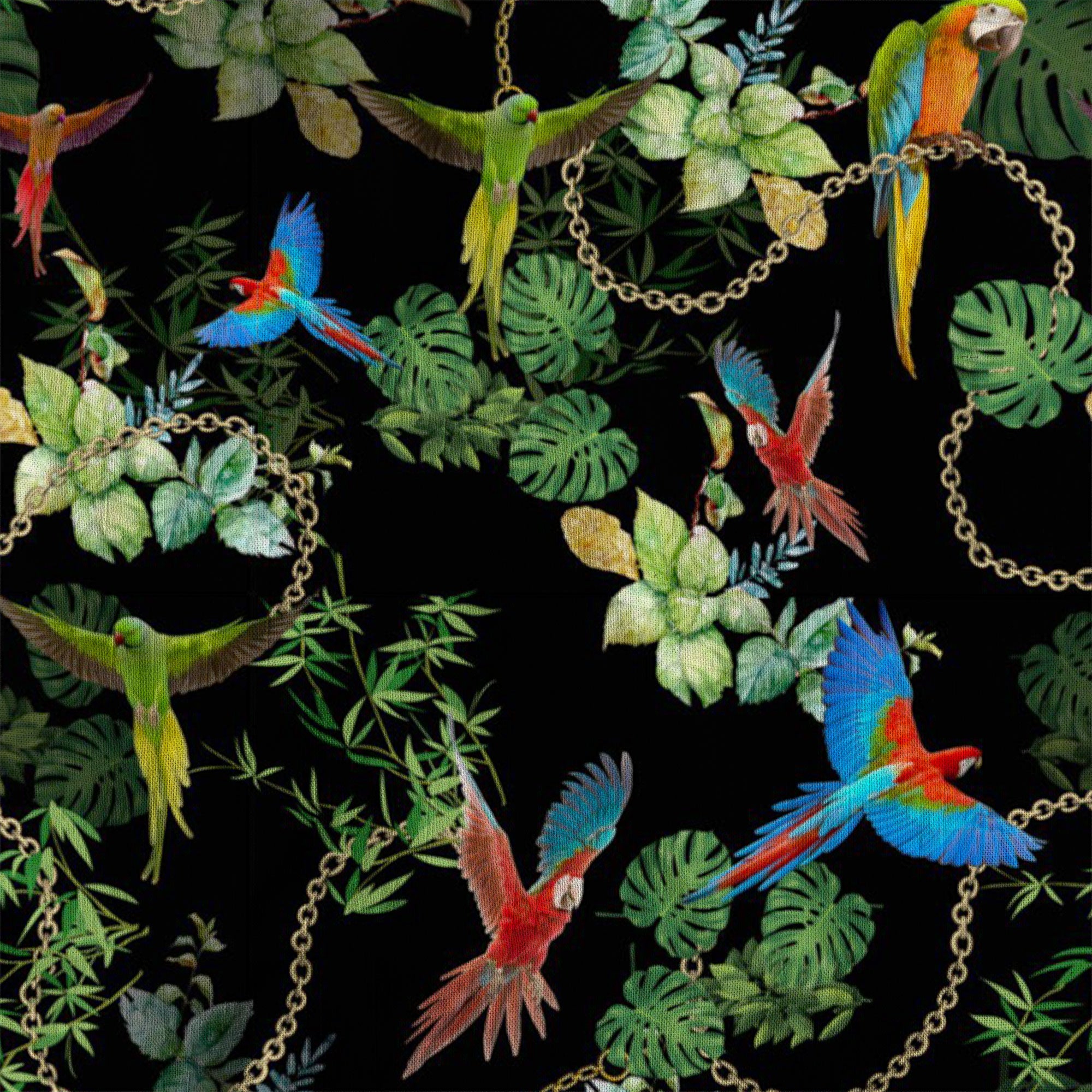 Parrot Colorful Hawaiian Shirt, Aloha Summer Beach Hawaii Shirt - The Palmix