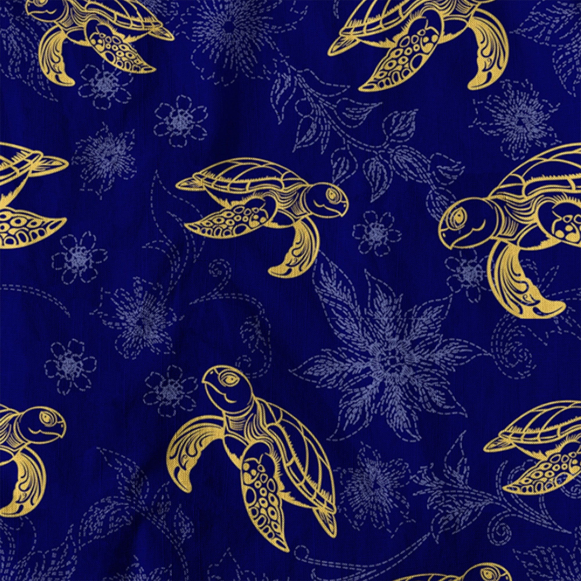 Hologram Turtle Hawaiian Shirt Button Down Beach Hawaii Shirts - The Palmix