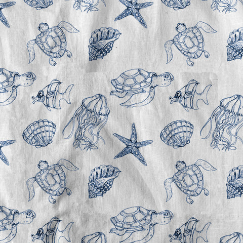 Sea Turtle Hawaiian Shirt, Aloha Summer Beach Button Up Shirt - The Palmix