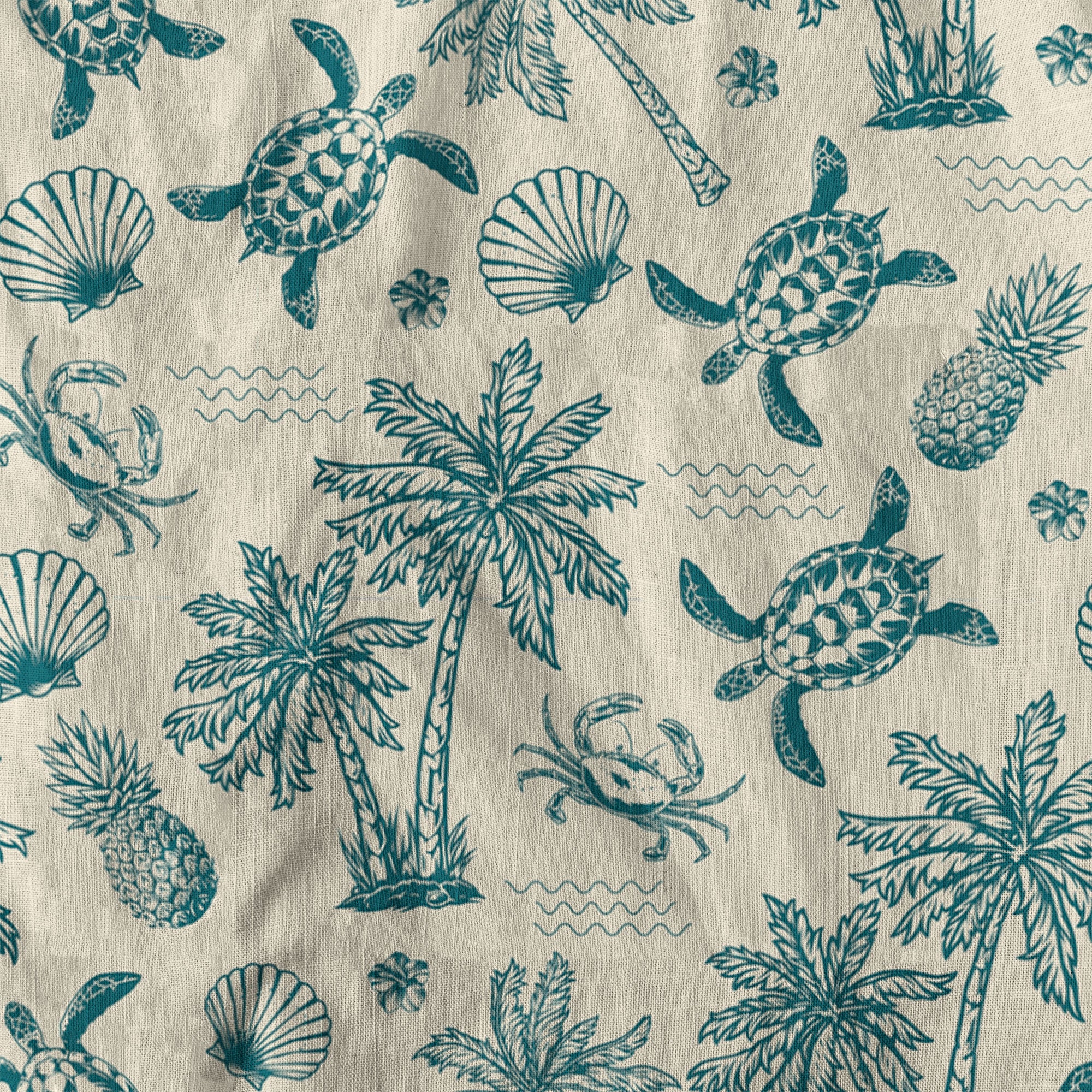 Turtle Aloha Shirt, Turtle Lover Hawaiian Shirt, Sea Lovers Aloha Shirt - The Palmix